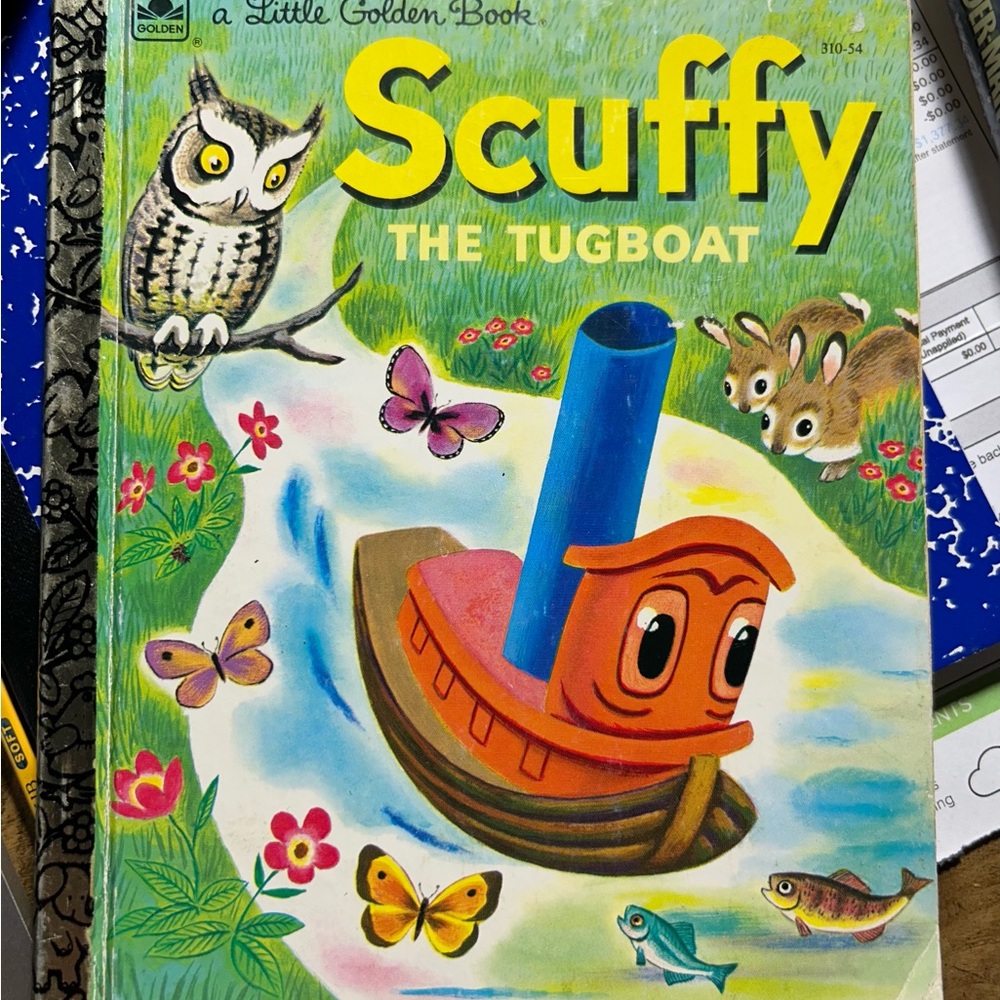 Scruffy the Tugboat book 1955